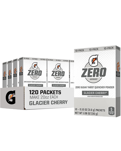 ZERO Gatorade GLACIER CHERRY (caja con 10 sobres)