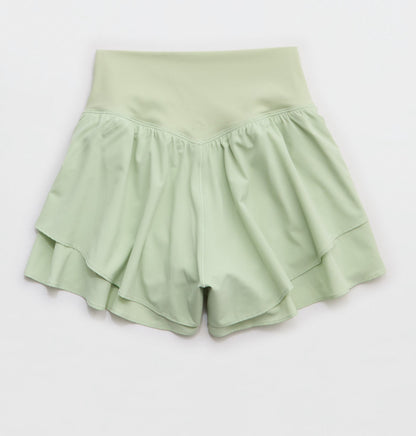 Short OFFLINE flirty - verde pastel