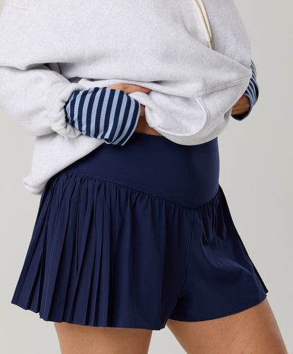 Short OFFLINE con paletones - AZULOSCURO